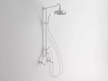 CARUSO - Wall-mounted shower panel with hand shower with overhead shower by Park Avenue - view 2